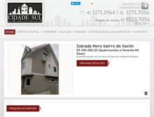 Tablet Screenshot of cidadesul.com.br
